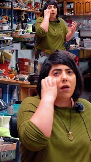 "I am a visual artist, I will transform myself with the material."