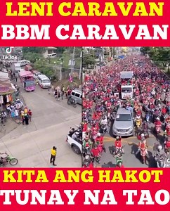 872K views · 59K reactions | BBM CARAVAN VS LENI CARAVAN  Makikita mo kaibahan sa tunay na tao sa hakot at bayarang mga audience ❤️❤️❤️ Uniteam BBM-Sara ✌️ Ctto | Team Sario | Facebook