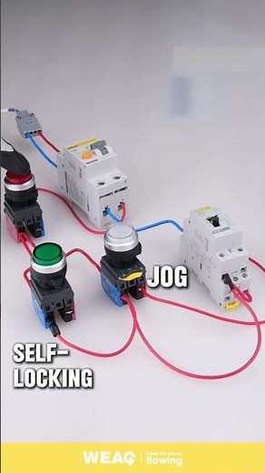 Smart Start-Stop: Magnetic Contactor Latch & Momentary Control.