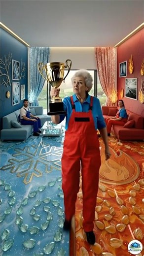 Insane Ice vs Fire Epoxy Reveal!!😱 #transformation #interiordesign #epoxyfloor #ai