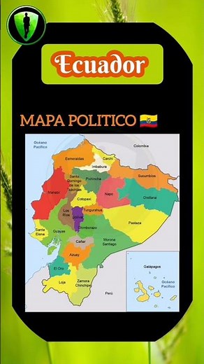 Mapa político de ECUADOR!!