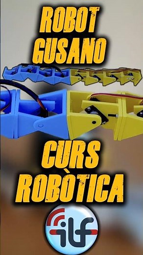 Robot GUSANO modular controlado por WiFi | Proyecto con NodeMCU en los cursos de robótica