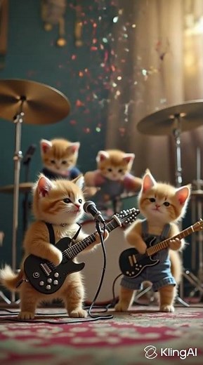 "Singing Cats in Space 🪐 | Funny Cat Song 'Believer' (Meow Mix Edition)"