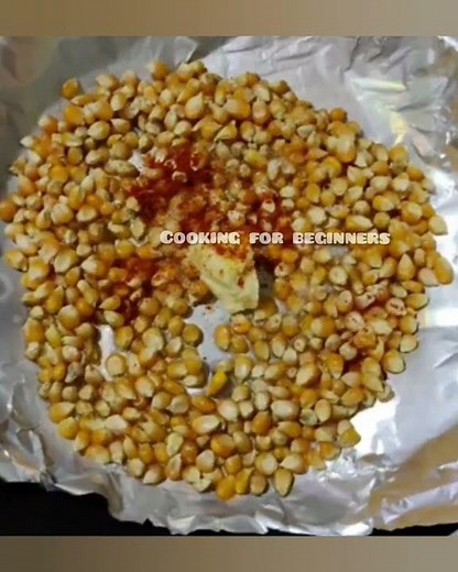 Homemade Popcorn with Corn kernels - Cooking for Beginners
