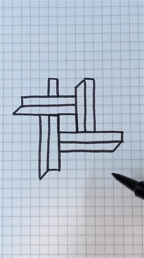 Dibujos en 3D para principiantes 🔥 Dibujos Faciles #3d #arte #reels #drawing #trucos | Easy Art