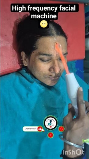 High Frequency Facial Machine | Instant Glow Treatment | Acne & Spots Removal | #shorts #viral