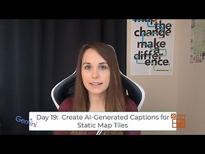 Create AI-Generated Captions for Static Map Tiles