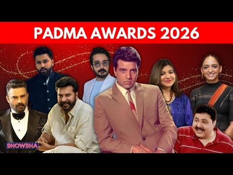 Padma Awards 2026: Dharmendra Gets Padma Vibhushan Posthumously; Mammootty, Alka Yagnik Honoured