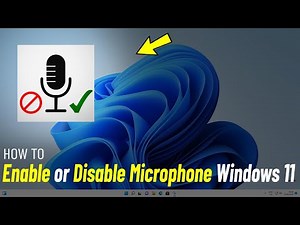 Enable Microphone Access in Windows 11 | How To Disable microphone On windows11 🎙️ ✅ ❌