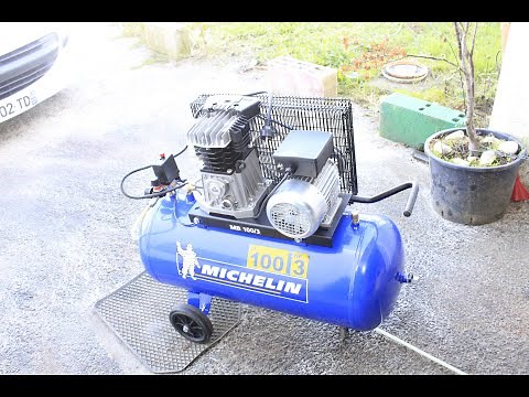 déballage compresseur Michelin 100 L