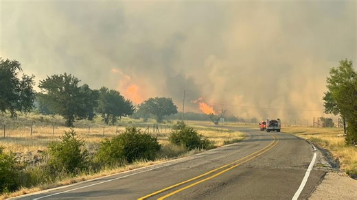Crews Make Progress Containing Dempsey Fire in Palo Pinto County