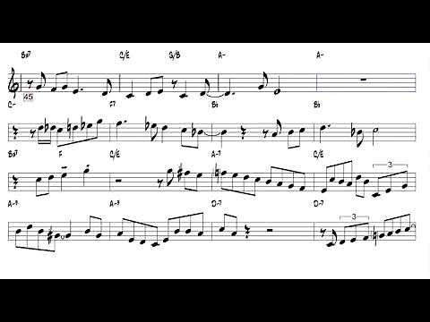 Blue Bossa Kenny Dorham Alto Sax