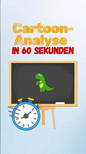 Cartoon-Analyse in 60 Sekunden | Englisch Oberstufe & Abitur
