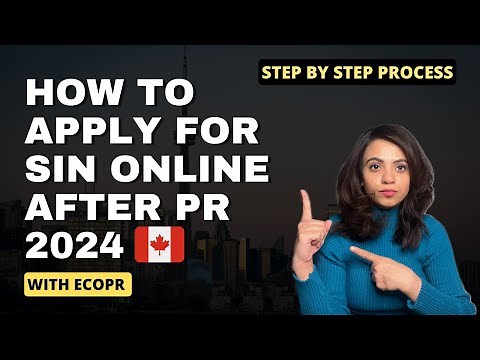 First thing after eCOPR! How to Apply SIN (Social Insurance number) Online? Step by Step Process