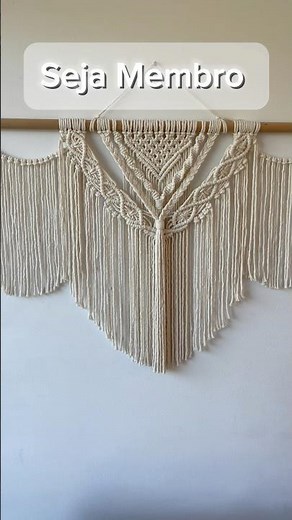 Macramé Panel 🤩 Exclusive tutorial for members! #macrame
