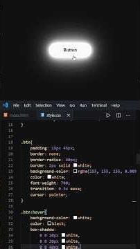 Making the Button Glowing in html and css