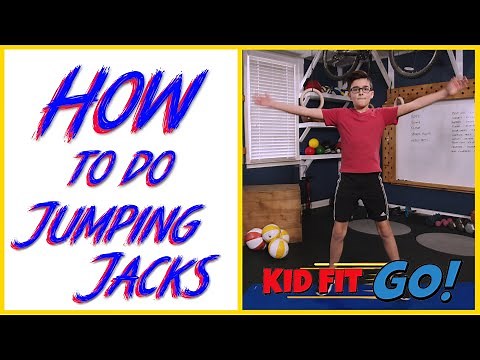 How to do Jumping Jacks - Fitness for kids, by kids! Kid Fit GO!