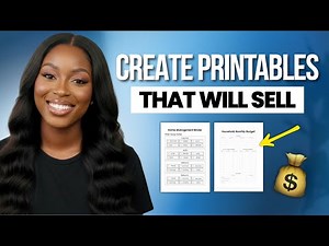 How To Create Printables In CANVA To Make SALES | Step By Step