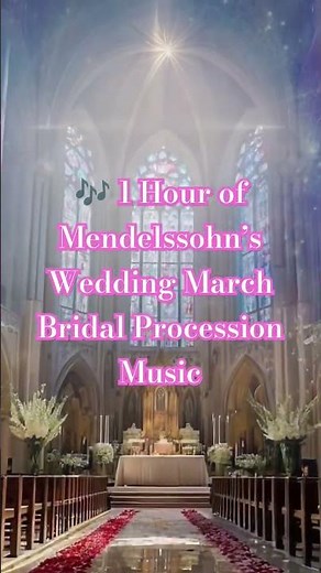 #結婚行進曲 #6 🎶 1 Hour of Mendelssohn’s Wedding March｜Bridal Procession Music