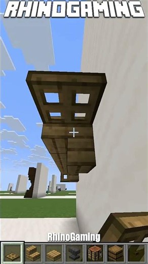 How To Build A Small Shelf In Minecraft! #shorts