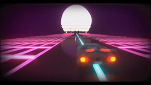 Unity3d synthwave未来复古+vuforia ar音乐游戏 制作
