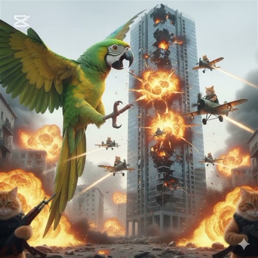 cat vs birt #cat #cats #ai #catshort #sigma