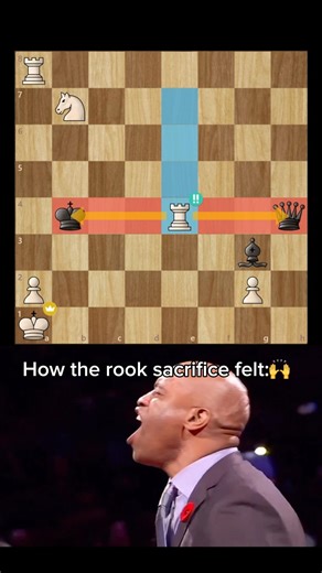 AMAZING ROOK SACRIFICE WINS ENDGAME‼️#chess #chessgame #chesscom
