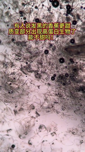 香蕉放大#香蕉 #显微镜下的世界 #水果 #microscope #知识渊博 #science