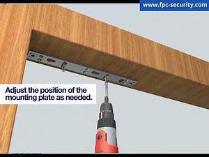 How to Install a Magnetic Lock (Models VIS-ML300LED, VIS-ML600LED, VIS-ML1200LED) Visionis