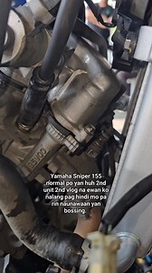 Yamaha Sniper 155 from mindoro pms package at RDT Radiator. Normal po yong mga tagas tagas na yan basta hindi consistent Kong 1 week na basa pa rin ibalik mo na sa gumawa pero Kong mahilig ka sa kape ay nerbyusin ka ibalik mo agad sa gumawa para ma double check. | Win moto garage