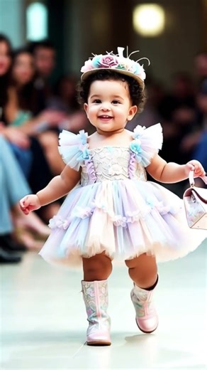 Sweet little Kid's Runway Best Moment 💇#shorts #ytshorts #trending