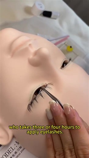 If you want to do good and fast eyelashes,you must practice eyelashes more! You must have this lash practice head,eye model 😊 #eyelashes #eyemodel #lashartist #lashtechnician