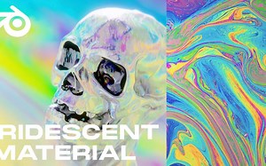 iBlender中文版插件 彩虹 霓虹 镭射 激光 材质  Blender 插件 教程