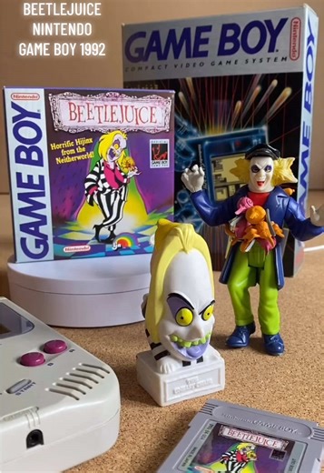 Beetlejuice for Nintendo Game Boy 1992 #80smovies #90stoys #retrotoys #nostagia #90skid