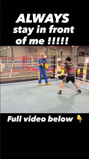 Boxing Technique: Mitts and Footwork with Coach Mike!!! #shorts