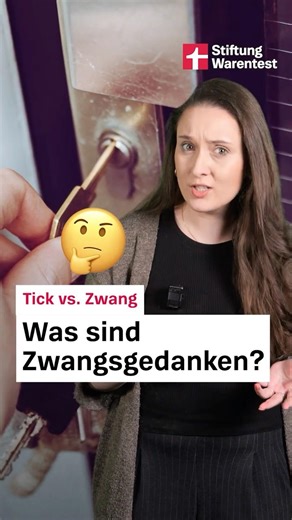 Tick ​​vs. Compulsion: What are obsessive thoughts? (Stiftung Warentest)