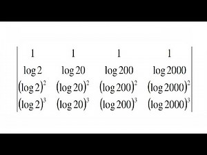 Determinante de uma matriz de Vandermonde