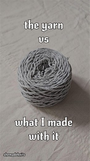 the yarn vs what I made with it • crochet hair towel • shemadeknits
