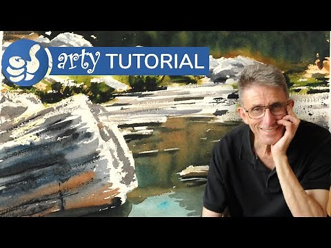 Speed-paint an Arabian Wadi Paradise (w/ Joe Dowden, England)