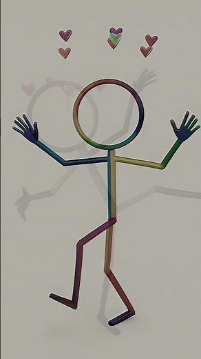 Stickman Heart Explains What True Love Actually Feels Like 🥰💖 #stickman #minimalart #animation