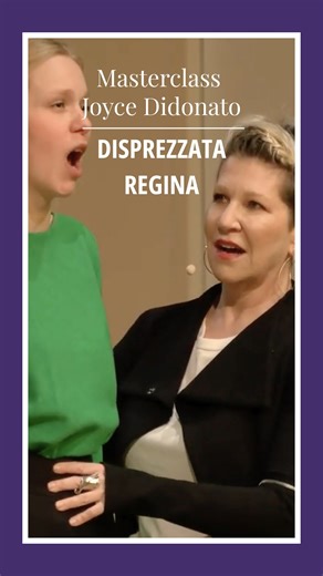 Whether you’re more a ‘prima le parole’ or a ‘prima la musica’ type, there’s no mistaking that Joyce Didonato’s work with Sterre Decru focused on the text in relation to the music is a masterclass (literally) in how to bring life to a character, integrate subtext and relate it all back to the music. Mezzo-soprano Sterre Decru sings the aria Disprezzata regina from Monteverdi’s L’incoronazione di Poppea during Joyce Didonato’s masterclass (2024) at the Conservatorium van Amsterdam. The full maste