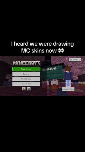 I had this one for a while, the outfit isn't mine but I made the head! I really like this one, it's my favorite of my skins! #minecraft #minecraftskins #minecraftskin