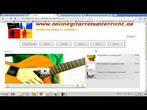 Onlinegitarrenunterricht-Gitarrenkurs Tutorial