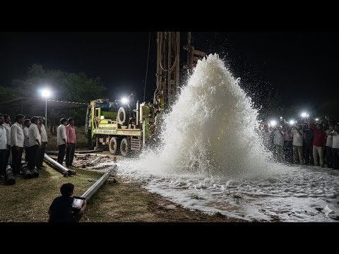 Borewell Drilling - 10 HP Motor 200 Feet Deep Boring Rigs With Water Test | Coconut Water Check