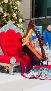Jingle Bells on Harp 🎄✨ | Christmas Live in Toronto