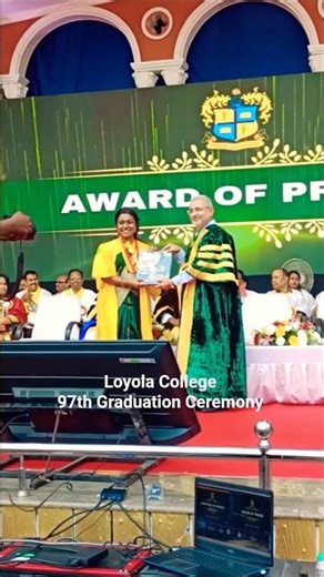 Loyola College Chennai 97th Graduation Ceremony #shortsfeed #shortsviral #shorts #shortvideo
