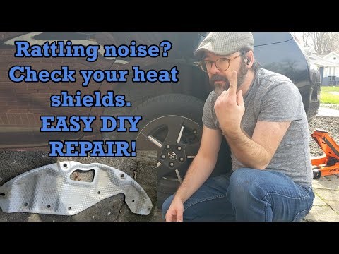 Rattling sound from your car? Check the heat shields. Easy DIY fix.