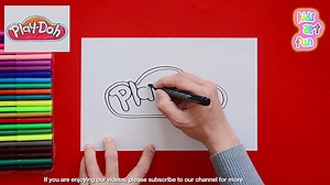 How to draw Playdoh Logo