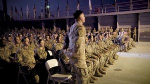 #FirstTeam - Let's congratulate these NCOs, all 91 of them! The 1st Theater Sustainment Command hosted a noncommissioned officer induction ceremony that took place aboard the U.S. Army Logistics Support Vessel MG Charles P. Gross (LSV 5) at Kuwait Naval Base, Kuwait on June 7, 2019. The NCO induction ceremony is a celebration of the newly promoted U.S. Army Soldiers joining the ranks of a professional noncommissioned officer corps. #Unified4TheFuture (U.S. Army National Guard video by Staff Sgt.