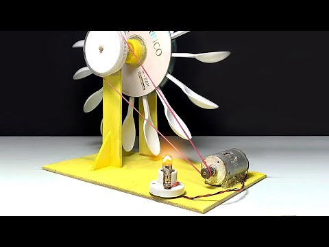 GENERADOR ELÉCTRICO CASERO! | Como Hacer un Generador Eléctrico Casero. (EXPERIMENTOS CASEROS)